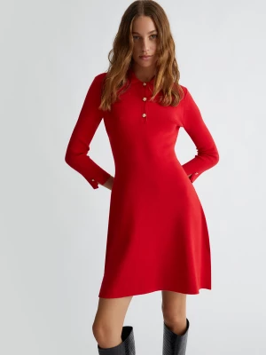 Liu Jo Knit Dress With Bejewelled Buttons LIUJO