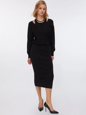 Liu Jo Knit Dress With Bejewelled Embroidery LIUJO