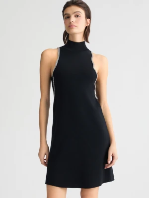 Liu Jo Knit Dress With Rhinestones LIUJO