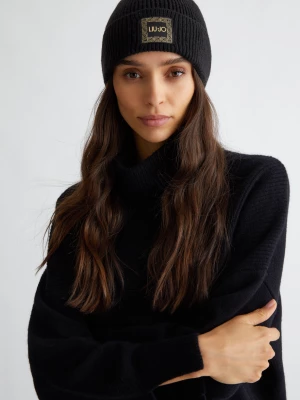 Liu Jo Knit Hat With Patch LIUJO