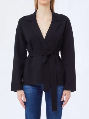 Liu Jo Knit Jacket czarny