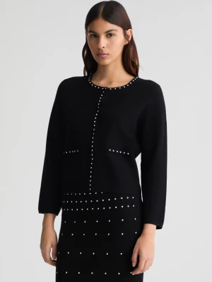 Liu Jo Knit Jacket With Studs LIUJO