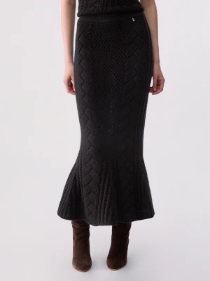 Liu Jo Midi Skirt Skirt In Knit czarny