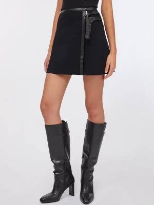 Liu Jo Knit Miniskirt With Buckles LIUJO