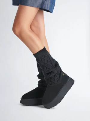 Liu Jo Knit Platform Boots LIUJO