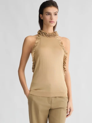 Liu Jo Knit Top With Ruffles LIUJO