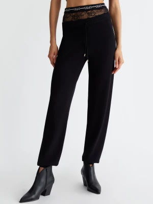 Liu Jo Knit Trousers With Lace LIUJO