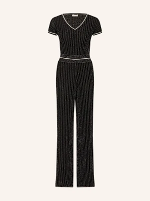 Liu Jo Kombinezon Z Błyszczącą Przędzą schwarz