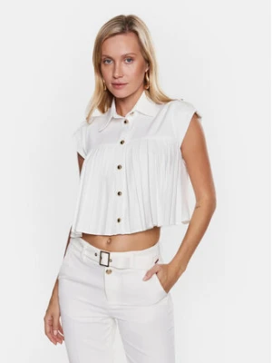 Liu Jo Koszula WA3205 T3324 Écru Relaxed Fit