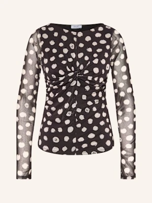 Liu Jo Koszulka Z Długim Rękawem Z Siateczki schwarz