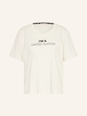 Liu Jo Koszulka Z Kamieniami Ozdobnymi weiss