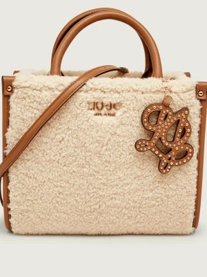 Liu Jo Kuferek Ridhi | shearling beżowy