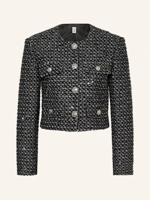 Liu Jo Kurtka Bouclé Z Cekinami schwarz