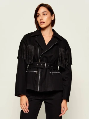 Liu Jo Kurtka jeansowa | Regular Fit czarny