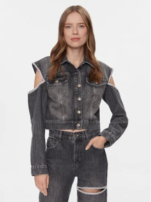 Liu Jo Kurtka jeansowa UA4117 D4891 Szary Regular Fit