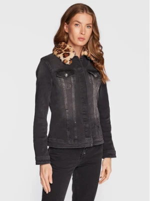 Liu Jo Kurtka jeansowa UF2069 D4391 Czarny Regular Fit
