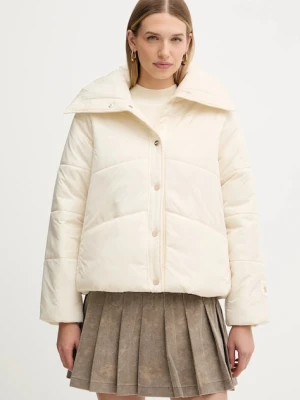 Liu Jo kurtka kolor beżowy zimowa MF5130 T3176