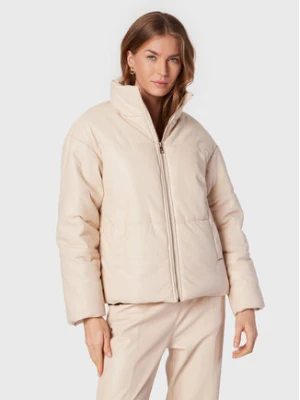 Liu Jo Kurtka z imitacji skóry WF2175 E0392 Beżowy Regular Fit