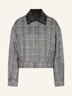 Liu Jo Kurtka Z Ozdobnymi Kamykami I Błyszczącą Przędzą grau