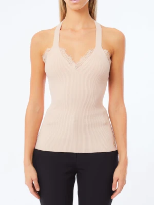 Liu Jo Lace Top Powder Pink