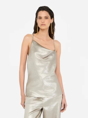 Liu Jo Laminated Crepe Top LIUJO