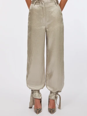 Liu Jo Laminated Crepe Trousers LIUJO