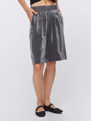 Liu Jo Laminated Fabric Bermuda Shorts LIUJO