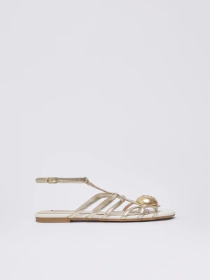 Liu Jo Laminated Flat Sandals LIUJO