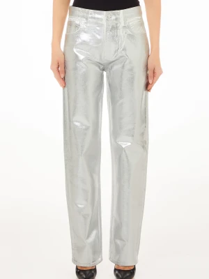 Liu Jo Laminated Straight-leg Trousers LIUJO