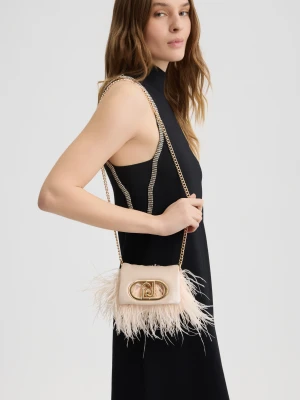 Liu Jo Lapuffy Mini Bag With Feathered Detailing LIUJO