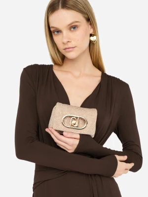 Liu Jo Lapuffy Mini Bag With Rhinestones LIUJO