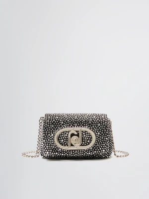 Liu Jo Lapuffy Mini Bag With Rhinestones LIUJO
