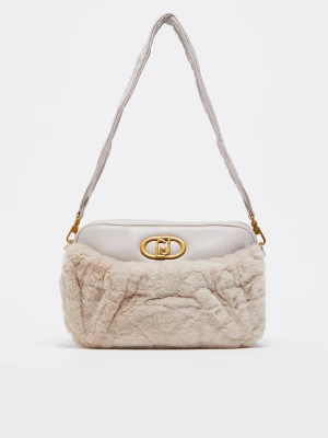 Liu Jo Large Crossbody Bag With Faux Fur LIUJO