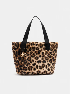 Liu Jo Large Faux Fur Hobo Bag