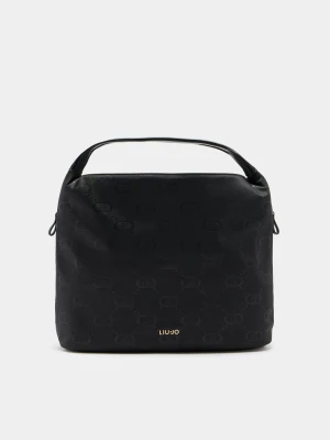 Liu Jo Large Nylon Hobo Bag czarny