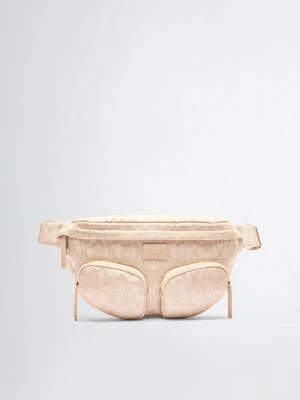 Liu Jo Large Nylon Pouch Bag Light Gold