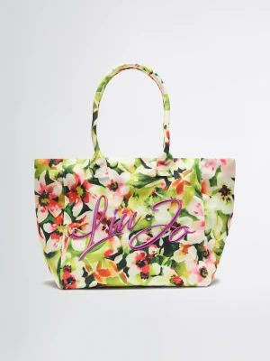 Liu Jo Large Printed Canvas Tote Bag LIUJO