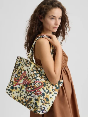 Liu Jo Large Printed Canvas Tote Bag LIUJO