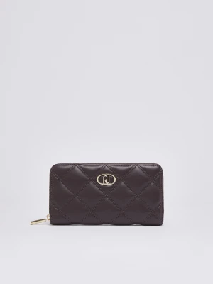 Liu Jo Large Quilted Purse Aubergine