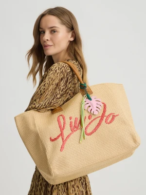 Liu Jo Large Raffia Tote Bag LIUJO