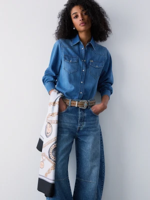 Liu Jo Large Scarf With Bow LIUJO