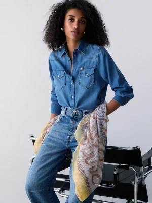 Liu Jo Large Scarf With Logo LIUJO