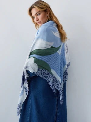 Liu Jo Large Scarf With Orchid LIUJO