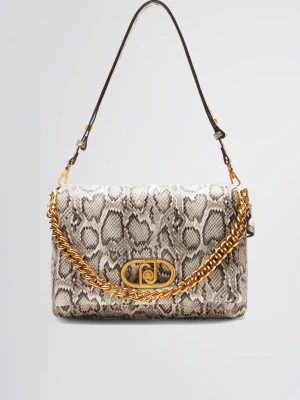Liu Jo Large Snakeskin Lapuffy Bag