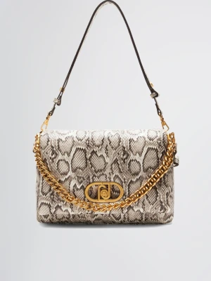 Liu Jo Large Snakeskin Lapuffy Bag