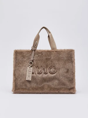 Liu Jo Large Teddy Tote Bag beżowy