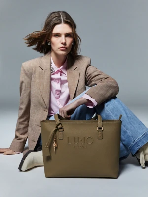 Liu Jo Large Tote Bag With Charm
