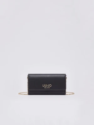 Liu Jo Large Wallet With Shoulder Strap czarny
