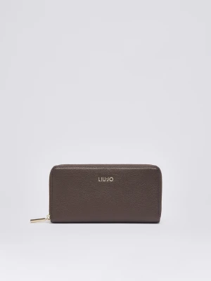 Liu Jo Large Zip Wallet Dark Brown