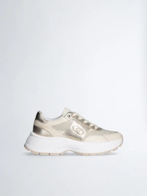 Liu Jo Leather And Lurex Sneakers LIUJO